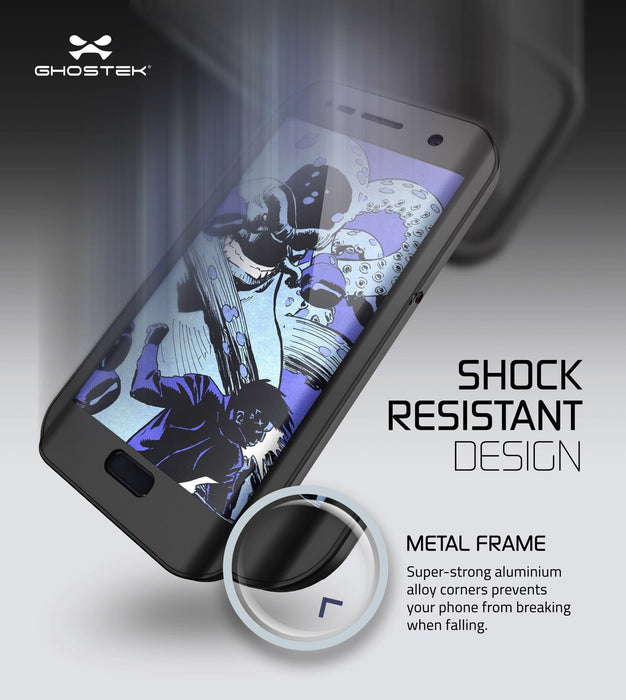 Galaxy S7 EDGE Waterproof Case, Ghostek® Atomic 2.0 Black Shock/Dirt/Snow Proof | Lifetime Warranty (Color in image: Silver)