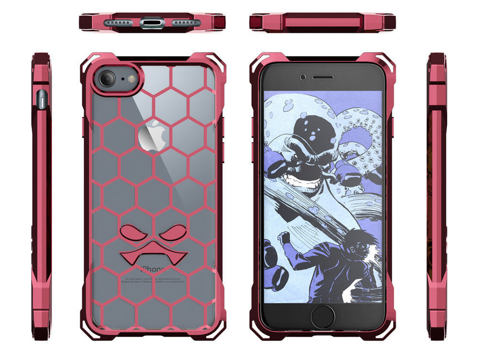 iPhone 7 Case, Ghostek® Covert Peach, Premium Impact Protective Armor | Lifetime Warranty Exchange (Color in image: clear)