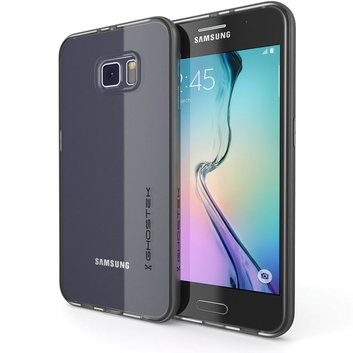 Galaxy S6 Case, Ghostek Cloak Series Black Slim Premium Protective Hybrid Impact Glass Armor (Color in image: black)