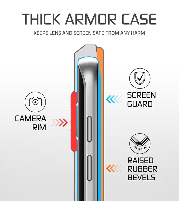 Galaxy S7 Waterproof Case, Ghostek® Atomic 2.0 Black Water/Shock/Dirt/Snow Proof | Lifetime Warranty (Color in image: Pink)