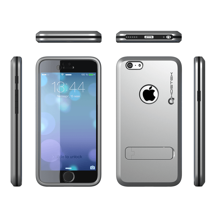 iphone-6-plus-waterproof-case-ghostek-bullet-silver-apple-iphone-6-plus-waterproof-case-w-attached-screen-protector-lifetime-warranty-apple-iphone-6-plus-slim-fitted-waterproof-shock-proof-dust-proof-dirt-proof-snow-proof-cover-case-ghocas201 (Color in image: gold)