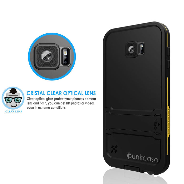 Galaxy S6 Waterproof Case Punkcase SpikeStar Yellow Water/Shock/Dirt/Snow Proof | Lifetime Warranty (Color in image: light green)
