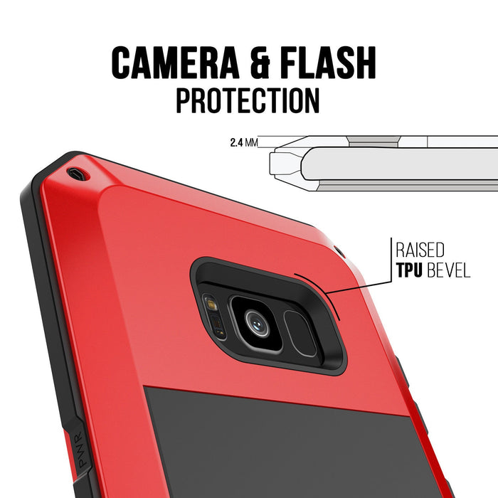 CAMERA & FLASH PROTECTION RAISED TPU BEVEL (Color in image: black)
