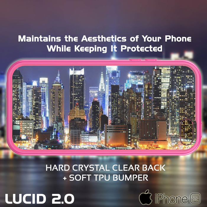iPhone SE/5S/5 Case Punkcase® LUCID 2.0 Pink Series w/ PUNK SHIELD Screen Protector | Ultra Fit (Color in image: teal)