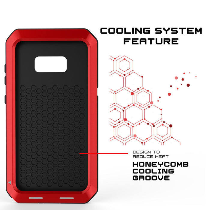COOLING SYSTEM FEATURE DESIGN TO REDUCE HEAT HONEYCOMB COOLING GROOVE (Color in image: white)