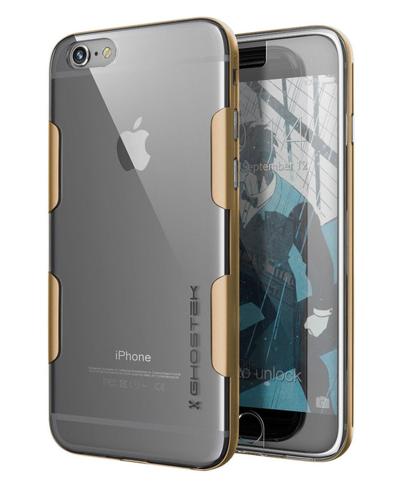 iPhone 6s Plus Case Gold Ghostek Cloak, Slim Protective Armor w/ Tempered Glass | Lifetime Warranty (Color in image: gold)