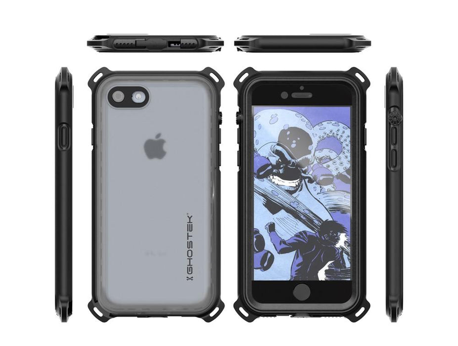 iPhone 7 Case, Ghostek Nautical Series for iPhone 7 Case | BLACK (Color in image: Teal)