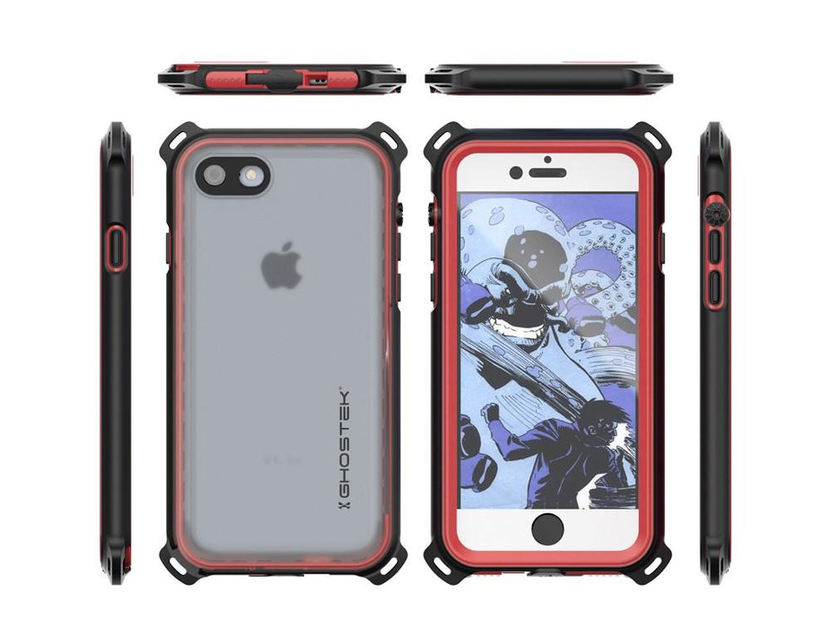 iPhone 7 Case, Ghostek Nautical Series for iPhone 7 Case | RED (Color in image: Teal)