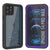 iPhone 14 Pro Max Waterproof Case, Punkcase [Extreme Series] Armor Cover W/ Built In Screen Protector [Purple] (Color in image: Purple)