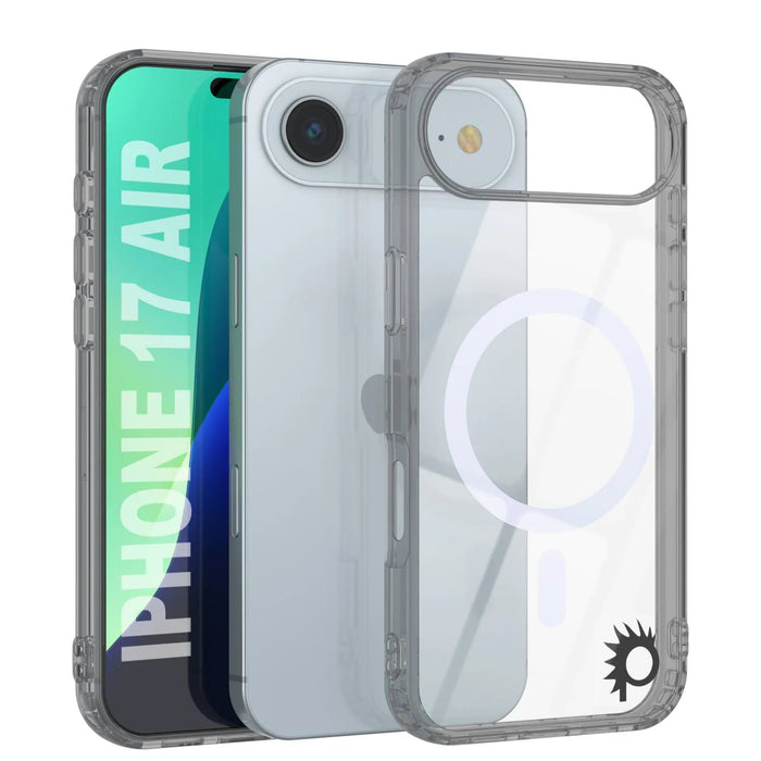 Punkcase iPhone 17 Air Magnetic Wireless Lading Case [Clearmag -Serie] [Silber]