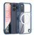 Punkcase iPhone 17 Pro Max Magnetic Wireless Lading Case [Clearmag -Serie] [Navy]