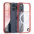 Punkcase iPhone 17 Pro Max Magnetic Wireless Lading Case [Clearmag -Serie] [Red]