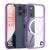 Punkcase iPhone 17 Pro Magnetic Wireless Lading Case [Clearmag -Serie] [lila]
