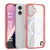 Punkcase iPhone 17 Magnetic Wireless Lading Case [Clearmag -Serie] [Red]