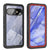 Google Pixel 9A Water of Case, PunkCase [Extreme Series] Panzerabdeckung mit integriertem Bildschirmschutz [Rot]