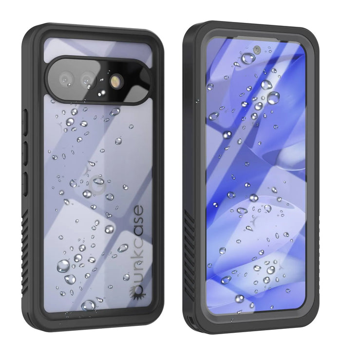 Google Pixel 9A Water of Case, PunkCase [Extreme Series] Panzerabdeckung mit integriertem Bildschirmschutz [Marine Blue]
