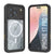 iPhone 17 Pro Max Water of Water of Case, PunkCase [Extreme Mag -Serie] Panzerabdeckung mit integriertem Bildschirmschutz [Schwarz]