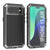 iPhone 17 Air Metal Case, Heavy Duty Military Grade -Rüstungsabdeckung [Stoßdämpfer] Ganzkörper hart [Silber]