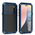 iPhone 17 Pro Max Metal Case, Heavy Duty Military Grade -Rüstungsabdeckung [Stoßdämpfer] Ganzkörper hart [blau]