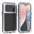 iPhone 17 Pro Max Metal Case, Heavy Duty Military Grade -Rüstungsabdeckung [Stoßdämpfer] Ganzkörper hart [Weiß]