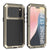 iPhone 17 Pro Metal Case, Heavy Duty Military Grade -Rüstungsabdeckung [Schocksicher] Ganzkörper hart [Gold]