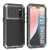 iPhone 17 Pro Metal Case, Heavy Duty Military Grade Rüstungsabdeckung [Schocksicher] Ganzkörper hart [Silber]