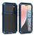 iPhone 17 Pro Metal Case, Heavy Duty Military Grade -Rüstungsabdeckung [Schocksicher] Ganzkörper hart [blau]