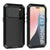 iPhone 17 Pro Metal Case, Heavy Duty Military Grade -Rüstungsabdeckung [Schocksicher] Ganzkörper hart [Schwarz]