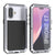 iPhone 17 Metallkoffer, Heavy Duty Military Grade Rüstungsabdeckung [Schocksicher] Ganzkörper hart [weiß]