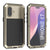 iPhone 17 Metallkoffer, Heavy Duty Military Grade Rüstungsabdeckung [Schocksicher] Ganzkörper hart [Gold]