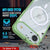 Punkcase iPhone 17 Air Magnetic Wireless Lading Case [Clearmag -Serie] [Green]