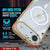 Punkcase iPhone 17 Air Magnetic Wireless Lading Case [Clearmag -Serie] [Gold]