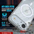 Punkcase iPhone 17 Air Magnetic Wireless Lading Case [Clearmag -Serie] [Clear]
