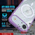 Punkcase iPhone 17 Air Magnetic Wireless Lading Case [Clearmag -Serie] [lila]