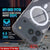 Punkcase iPhone 17 Pro Max Magnetic Wireless Lading Case [Clearmag -Serie] [Clear]