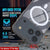 Punkcase iPhone 17 Pro Max Magnetic Wireless Lading Case [Clearmag -Serie] [Silber]