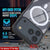 Punkcase iPhone 17 Pro Max Magnetic Wireless Lading Case [Clearmag -Serie] [Black]