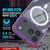 Punkcase iPhone 17 Pro Magnetic Wireless Lading Case [Clearmag -Serie] [lila]