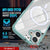 Punkcase iPhone 17 Magnetic Wireless Lading Case [Clearmag -Serie] [Teal]