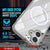 Punkcase iPhone 17 Magnetic Wireless Lading Case [Clearmag -Serie] [Clear]