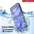 Google Pixel 9A Water of Case, PunkCase [Extreme Series] Panzerabdeckung mit integriertem Bildschirmschutz [Weiß]
