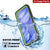 Google Pixel 9A Water of Case, PunkCase [Extreme Series] Panzerabdeckung mit integriertem Bildschirmschutz [hellgrün]
