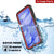Google Pixel 9A Water of Case, PunkCase [Extreme Series] Panzerabdeckung mit integriertem Bildschirmschutz [Rot]