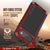 iPhone 17 Air Metal Case, Heavy Duty Military Grade -Rüstungsabdeckung [Schocksicher] Ganzkörper hart [rot]