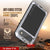 iPhone 17 Air Metal Case, Heavy Duty Military Grade -Rüstungsabdeckung [Stoßdämpfer] Ganzkörper hart [weiß]