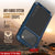 iPhone 17 Pro Max Metal Case, Heavy Duty Military Grade -Rüstungsabdeckung [Stoßdämpfer] Ganzkörper hart [blau]