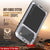 iPhone 17 Pro Max Metal Case, Heavy Duty Military Grade -Rüstungsabdeckung [Stoßdämpfer] Ganzkörper hart [Weiß]