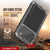 iPhone 17 Pro Metal Case, Heavy Duty Military Grade Rüstungsabdeckung [Schocksicher] Ganzkörper hart [Silber]