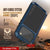 iPhone 17 Pro Metal Case, Heavy Duty Military Grade -Rüstungsabdeckung [Schocksicher] Ganzkörper hart [blau]