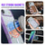 Punkcase iPhone 17 Air Magnetic Wireless Lading Case [Clearmag -Serie] [lila]